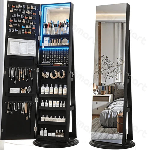 Armário Giratório com Espelho e Porta-joias + Brinde Especial